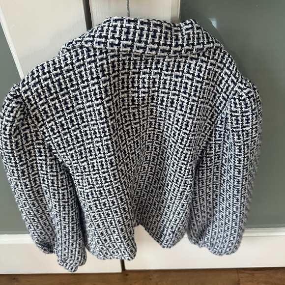 Janie and Jack Women's Classic Black and White Blazer - Picture 4 of 8